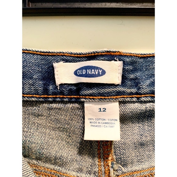 Sun-Washed Denim Midi Skirt — Retro Y2K Hippie Cool - Size 12 - Picture 5 of 5